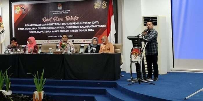 KPU Paser Tetapkan Jumlah Daftar Pemilih Tetap untuk Pilkada Kaltim 2024