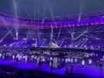 Penutupan Paralimpiade Paris 2024, Senin (9/9/24) dini hari WIB. (CNN Indonesia/M Ikhwanuddin)