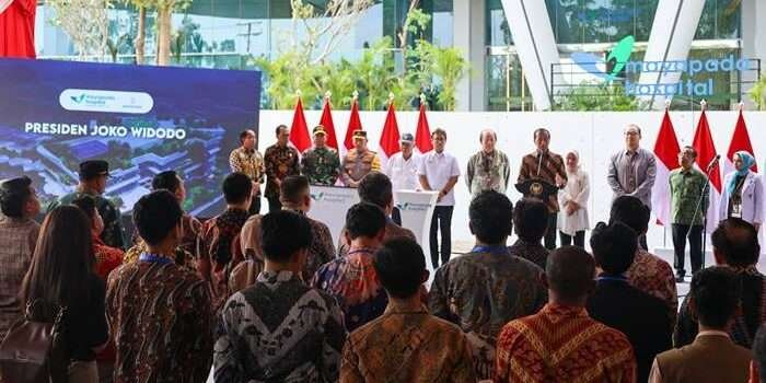 Presiden Republik Indonesia, Joko Widodo, meresmikan Mayapada Hospital Nusantara, pada Jumat (11/10/2024) di Ibu Kota Nusantara. Foto: HO/Humas Otorita IKN