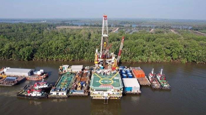 Pengeboran sumur H-SA-510 Rig Yani di Handil dengan catatan rata-rata ROP sebesar 116 meter/jam pada 21 Agustus 2024. Foto: HO/PHM