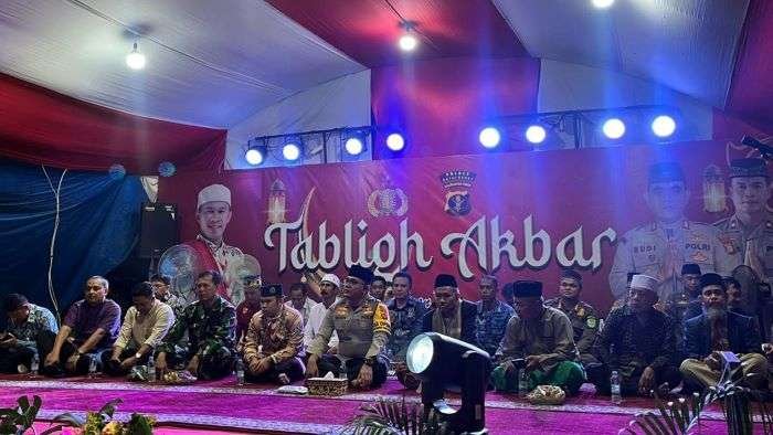 Wujudkan Pilkada Damai 2024, Polres Kutai Barat Gelar Tabligh Akbar dan Doa Bersama