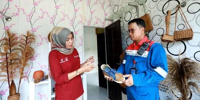 Produk utama dari sabut kelapa adalah cocopeat dan cocofiber yang dapat diolah menjadi beragam produk pupuk organik dari cocopeat, pot media tanam anggrek, cocomesh, cocoblock, coco matras, kerajinan topi, kerajinan sepatu, gantungan kunci, tempat ATK, te