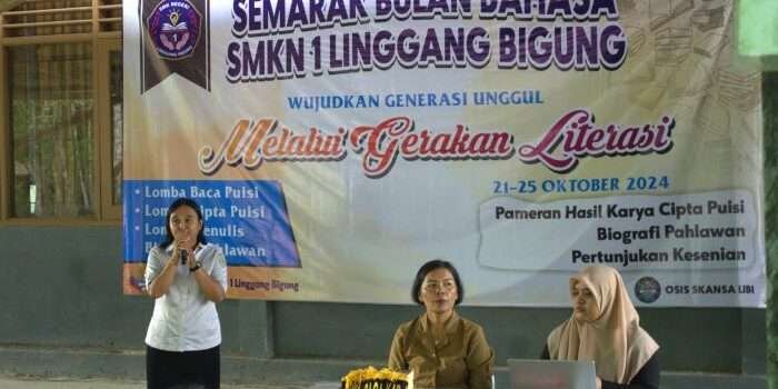SMKN 1 Linggang Bigung Peringati Bulan Bahasa dan Sumpah Pemuda, Wujudkan Generasi Unggul melalui Gerakan Literasi