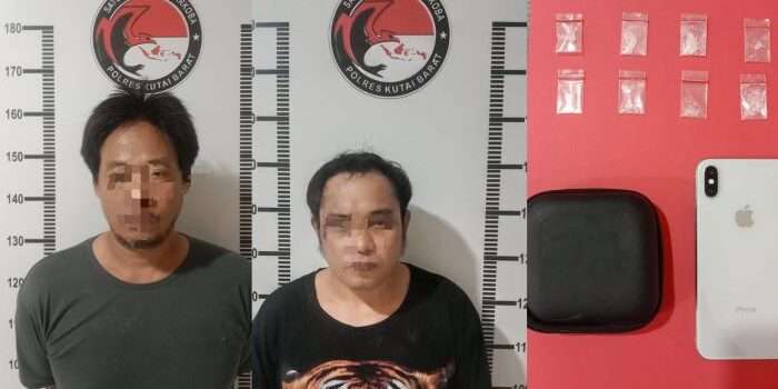 Sat Resnarkoba Polres Kubar Amankan Dua Tersangka Pengedar Sabu di Barong Tongkok