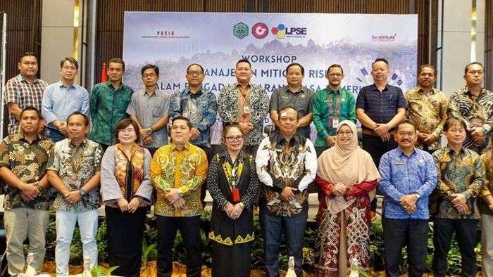 Workshop Manajemen Mitigasi Risiko Pengadaan Barang/Jasa Pemerintah yang diselenggarakan di Hotel Mercure Samarinda pada Jumat (25/10/2024). Foto: HO/Prokopim Mahulu