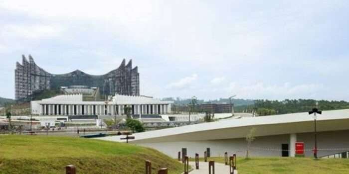 Istana Garuda di IKN salah satu ikon dari transformasi. Foto Humas OIKN (IDN Times/Ervan)
