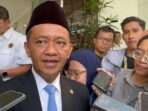 Menteri Energi dan Sumber Daya Mineral (ESDM) Bahlil Lahadalia saat ditemui di Kementerian ESDM, Jakarta, Senin (21/10/2024).
