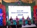 kick off Bulan Inklusi Keuangan 2024 di Atrium Pentacity Mall Kota Balikpapan, pada hari Sabtu (5/10/2024). Foto: BorneoFlash/Niken Sulastri