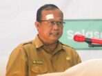 Asisten Bidang Pemerintahan dan Kesejahteraan Rakyat (Asisten I), drg. Agustinus Teguh Santoso mewakili Bupati Mahulu saat menerima kunker Kepala BKKBN Provinsi Kalimantan Timur, pada Selasa (29/10/2024). Foto: HO/Prokopim Mahulu