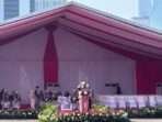 Foto: Ketua Bawaslu saat apel di Monas (Anggi)