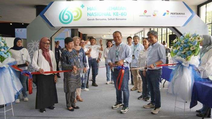 General Manager PHM Setyo Sapto Edi membuka secara resmi Peringatan HKN Ke-60 secara resmi yang diluncurkan di Club House Gunung Utara, Balikpapan, pada 7 November 2024. Foto: HO/PHM