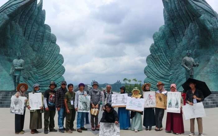 IKN menggelar Nusantara Sketchwalk, yang berlangsung di sejumlah titik Kawasan Inti Pusat Pemerintahan (KIPP), Minggu (3/11/2024) . Foto: HO/Humas Otorita IKN