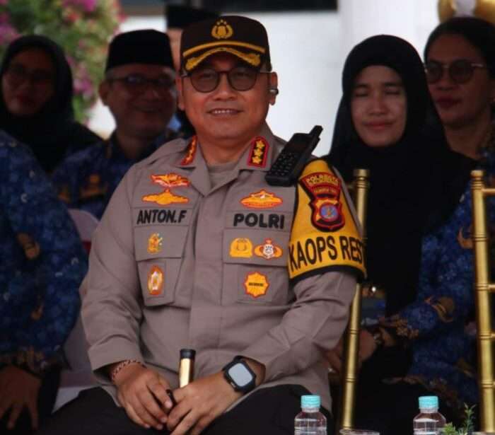 Kapolresta Balikpapan Kombes Pol Anton Firmanto, SH, SIK, M.Si, Hadir pada Peringatan HUT ke-53 Korpri berlangsung di halaman Balaikota Balikpapan, Jumat (29/11/2024). Foto: HO/Humas Polresta Balikpapan