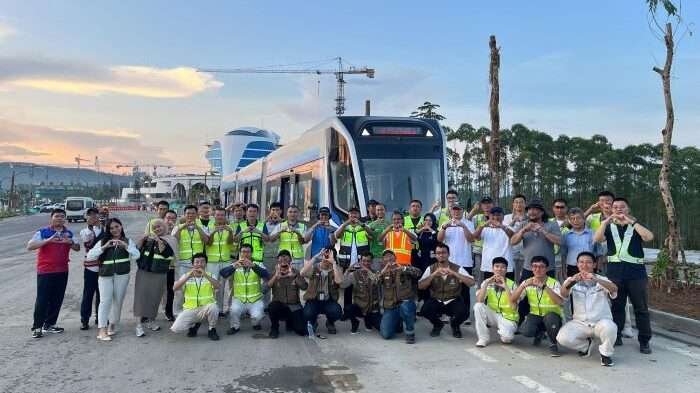 Otorita KN melalui Kedeputian bidang Transformasi Hijau dan Digital telah menyelesaikan kegiatan Proof-of-Concept (PoC) Trem Otonom Terpadu atau Autonomous Rapid Transit (ART) di kawasan Nusantara. Foto: HO/Humas Otorita IKN