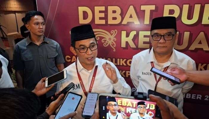 Paslon Wali Kota dan Wakil Wali Kota Balikpapan Nomor Urut Satu, Rahmad Mas'ud dan Bagus Susetyo. Foto: BorneoFlash/Niken Sulastri