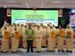Pengukuhan Pengurus Dewan Pimpinan (DP) Ranting Perkumpulan Penyelenggara Pendidikan Anak Usia Dini (PP-PAUD) Kota Balikpapan Masa Bakti 2022-2027, berlangsung di Aula Balai Kota Balikpapan, pada hari Sabtu (23/11/2024). Foto: BorneoFlash/Niken Sulastri