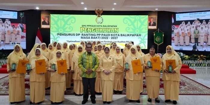 Pengukuhan Pengurus DP Ranting PP-PAUD, Sekda Berharap Anak PAUD Jadi Generasi Unggul 