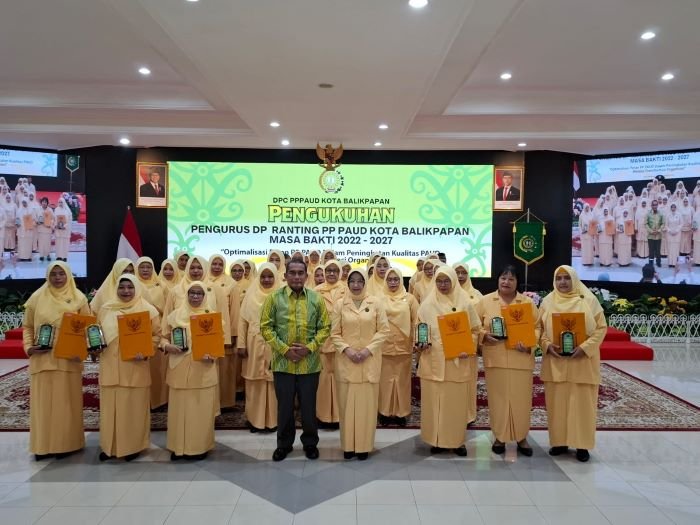 Pengukuhan Pengurus DP Ranting PP-PAUD, Sekda Berharap Anak PAUD Jadi Generasi Unggul 
