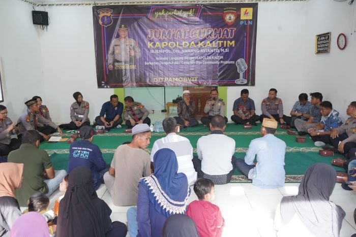 Polda Kaltim Gelar Jumat Curhat, Dengarkan Aspirasi Masyarakat untuk Tingkatkan Keamanan dan Kenyamanan