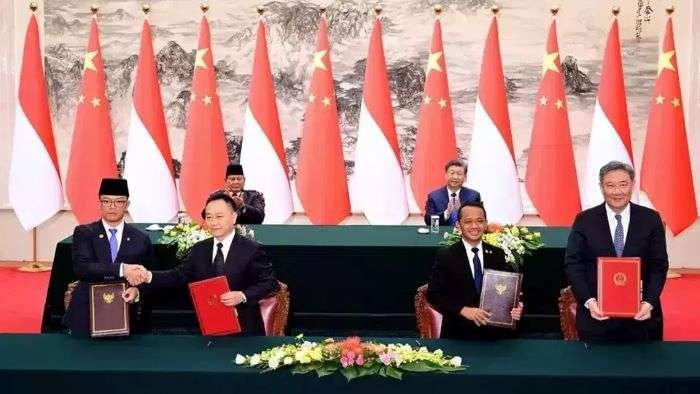 Presiden Prabowo Subianto, bersama Presiden China Xi Jinping menyaksikan penandatanganan sejumlah kesepakatan kerja sama antara Indonesia dan China. Foto: HO/BPMI Setpres-Muchlis Jr