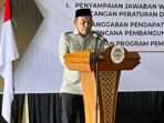Wakil Bapemperda DPRD Kota Balikpapan, Iwan Wahyudi pada rapat paripurna DPRD Kota Balikpapan, di Gedung Parkir Klandasan Balikpapan Lantai 8, pada hari Rabu (20/11/2024). Foto: BorneoFlash/Niken Sulastri
