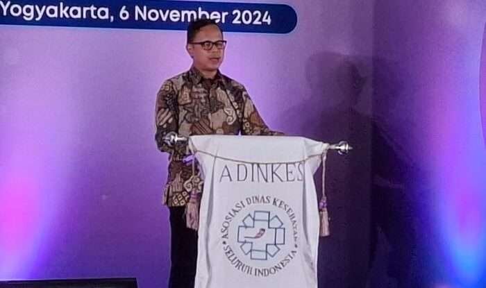 Wakil Menteri Dalam Negeri Republik Indonesia, dr Bima Arya Sugiarto, saat menghadiri kegiatan Pentaloka Nasional Adinkes 2024, di Hotel Sahid Raya Yogyakarta, pada hari Selasa (5/11/2024). Foto: BorneoFlash/Niken Sulastri