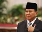 Foto: Presiden Prabowo Subianto (Prabowo) saat melantik menteri dan wakil menteri kabinet merah putih di Istana Negara, Jakarta. (Tri Susilo)