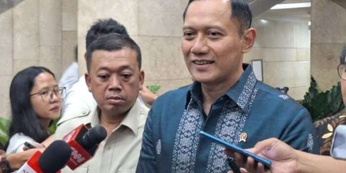 AHY menyebut pembangunan IKN dilanjutkan tetapi fokus pada penyelesaian pusat pemerintahan sebagai prioritas. (Foto:Sakti Darma Abhiyoso)