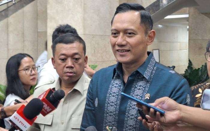 AHY menyebut pembangunan IKN dilanjutkan tetapi fokus pada penyelesaian pusat pemerintahan sebagai prioritas. (Foto:Sakti Darma Abhiyoso)