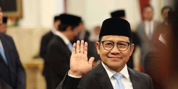 Foto: Abdul Muhaimin Iskandar usai dilantik Presiden Prabowo Subianto sebagai Menteri Koordinator Pemberdayaan Masyarakat di Istana Negara, Jakarta, Senin (21/10/2024). (Tri Susilo)