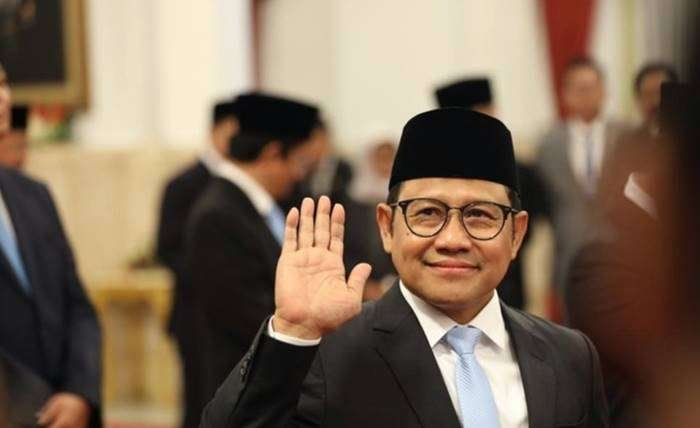 Foto: Abdul Muhaimin Iskandar usai dilantik Presiden Prabowo Subianto sebagai Menteri Koordinator Pemberdayaan Masyarakat di Istana Negara, Jakarta, Senin (21/10/2024). (Tri Susilo)