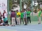 Atlet tenis asal Paser yang berlaga di Porprov Korpri III/2024 Kaltim di Kabupaten Paser meninggal dunia usai kelelahan saat bermain, Senin (2/12/2024).