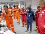 Kunjungan Kerja dan Management Walkthrough (MWT) Akhir Tahun 2024 SKK Migas di Terminal Senipah, Kutai Kartanegara, Kalimantan Timur, pada Jumat (27/12/2024). Foto: HO/PHM