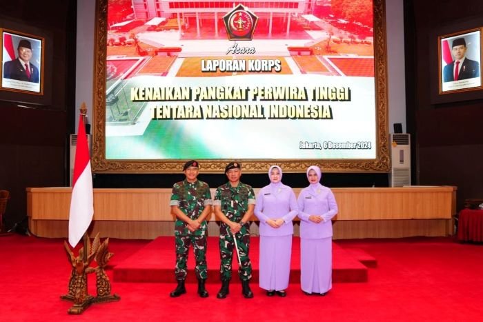 Pangdam VI/Mulawarman dan Korem 101/Antasari Resmi Menerima kenaikan Pangkat