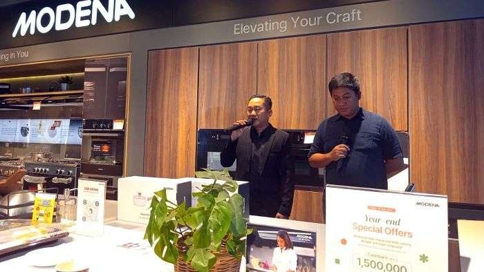 Peluncuran koleksi MODENA Kitchen Ecosystem di Samarinda, Jumat (20/12/2024). Foto: BorneoFlash/Ist