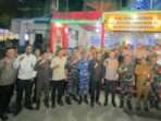 Peninjauan Pos Pengamanan Natal dan Tahun Baru di depan Plaza Balikpapan, pada hari Selasa (24/12/2024). Foto: BorneoFlash/Niken Sulastri