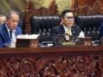 Pimpinan DPR RI Adies Kadir saat memimpin rapat paripurna DPR RI . Sumber : DPR RI