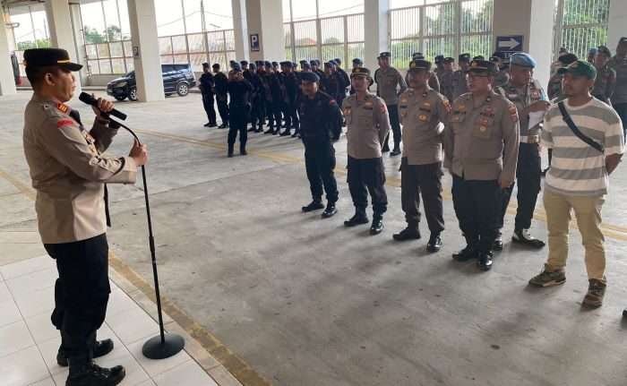 Polresta Balikpapan Siapkan Pengamanan Ketat Pertandingan ke-15 Liga 1 Bank BRI musim 2024 antara PS Borneo FC Samarinda dan Madura United FC akan digelar di Stadion Batakan, Balikpapan, Sabtu malam (14/12/2024). Foto: HO/Humas Polresta Balikpapan