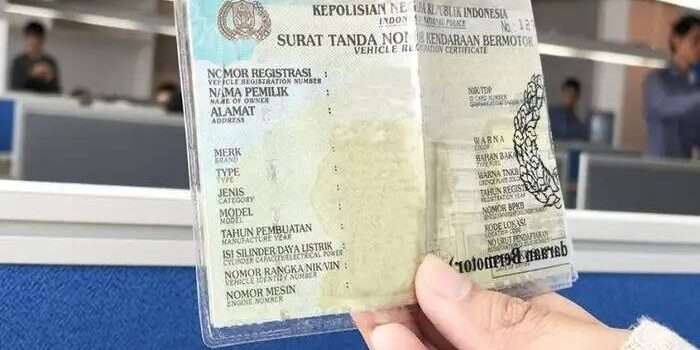 Ilustrasi Surat Tanda Nomor Kendaraan (STNK). Foto: BorneoFlash.com/Ist