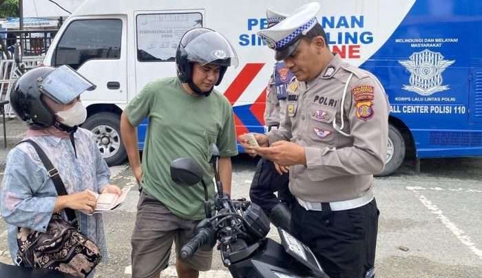 Satlantas Polresta Balikpapan semakin intensif melakukan penertiban dan penindakan terhadap pelanggaran lalu lintas. Foto: HO/Humas Polda Kaltim