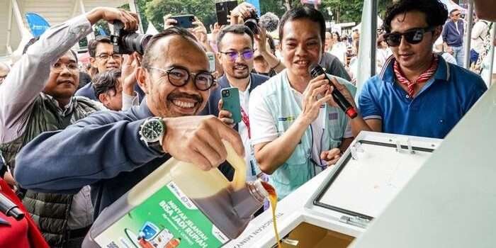 Ubah Minyak Jelantah Jadi Cuan. Foto: Dok Pertamina