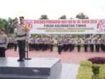 Wakapolda Kaltim, Brigjen Pol Dr. H. M. Sabilul Alif, S.H., S.I.K., M.Si. Pimpin upacara peringatan Hari Ibu 2024, di lapangan apel Polda Kaltim, pada Senin (23/12/2024). Foto: HO/Humas Polda Kaltim