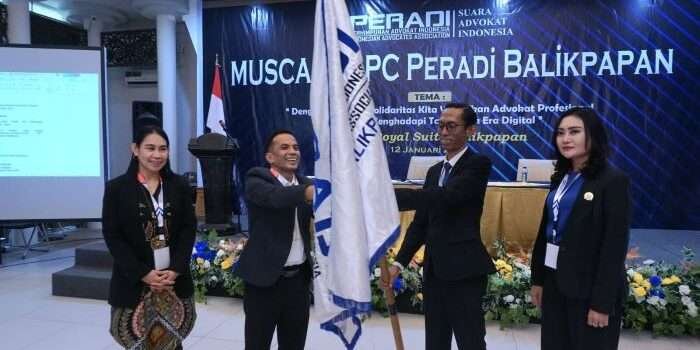 Agus Amri Terpilih Kembali Sebagai Ketua DPC PERADI SAI Balikpapan Periode 2024-2028 