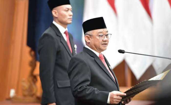 Kementerian Pendidikan Dasar dan Menengah (Kemendikdasmen) melaksanakan Pelantikan Pejabat pada Selasa (7/1/2025) (dok. Humas Kemendikdasmen)