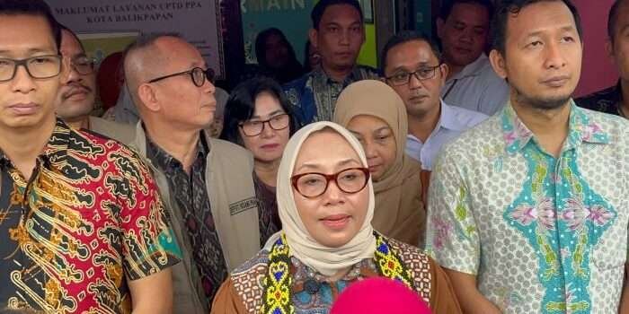 Kunjungi Keluarga Korban Kekerasan Seksual Anak di Balikpapan, Menteri PPPA: Beri Pendampingan 