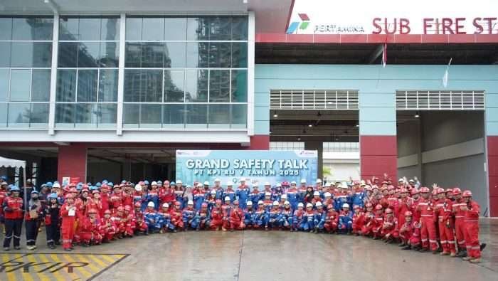 PT KPI Unit Balikpapan memulai tahun 2025 dengan menggelar acara Grand Safety Talk (GST) pertama, pada Rabu (8/1/2025). Foto: HO/PT KPI Unit Balikpapan