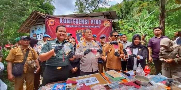 Polisi Bongkar Tambang Emas Ilegal 14 Tahun di Bandung, Tujuh Pelaku Ditangkap