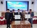 Sidang paripurna di Pendopo Rumah Jabatan Wali Kota Bontang, Kamis (16/1/2025) malam. Foto: BorneoFlash/IST