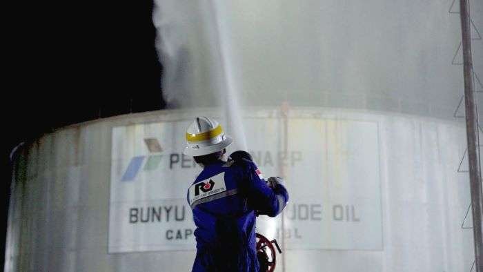 Simulasi Keadaan Darurat (Major Emergency Drill) di area Loading Terminal, di Pulau Bunyu pada Minggu, 29 Desember 2024. Foto: HO/PEP Bunyu Field