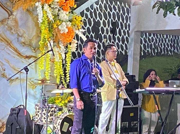 Walikota Balikpapan H Rahmad Mas'ud menggelar doa bersama, di halaman Rumah Jabatan Walikota Balikpapan pada Selasa, 31 Desember 2024. (Foto:BorneoFlash.com/niken sulastri).